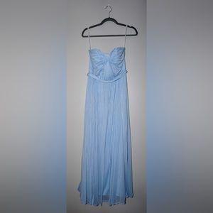 David bridal multi-way dress (ice blue)